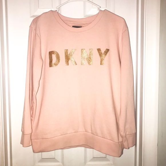 Dkny Tops - DKNY NWOT Pink Everywhere Sweatshirt ❀